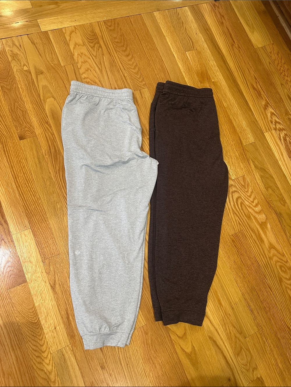 lululemon athletica Gray and Brown Joggers